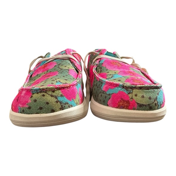 Ariat Hilo Shoes Women’s Size 8 Prickly Pear Print Southwestern Desert Floral - Picture 3 of 13